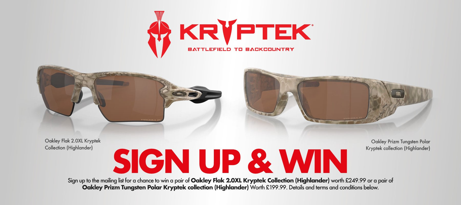 Sign up & Win Sign up to our mailing list for a chance to win!